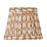 Zafferano x Fermoie Fabric Lampshades - Wicker Pattern - Red Wicker |