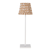 Zafferano x Fermoie Fabric Lampshades - Wicker Pattern - Red Wicker |
