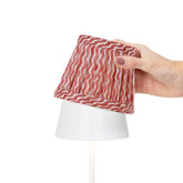 Zafferano x Fermoie Fabric Lampshades - Popple Pattern - Orange Popple |