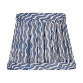 Zafferano x Fermoie Fabric Lampshades - Popple Pattern - Orange Popple |
