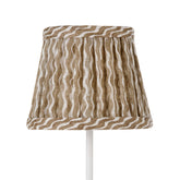 Zafferano x Fermoie Fabric Lampshades - Popple Pattern - Orange Popple |