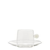 Bilia Cappuccino Cup & Saucer - Transparent |