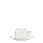 Bilia Espresso Cup & Saucer - Transparent |