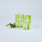 Gessato Tumbler (Set of 6) - Apple Green |