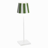 Poldina Pro Lido - White / Green Stripes |