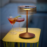 Crystal - Rust with Amber Glass |