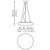 Mentos Pendant Light - Small / 13.8 inches / TRIAC Dimming LED |