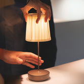 Swap Pro Pleated Ivory Lampshade - Black |