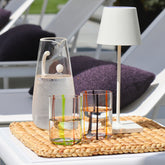 Tirache Tumbler (Set of 6) - Black / Orange |