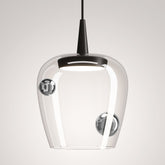Bilia Pendant - Small / Sandblasted / Black / 2700 K |
