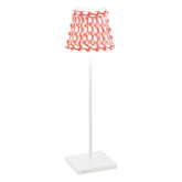 Zafferano x Fermoie Fabric Lampshades - Wicker Pattern - Red Wicker | 