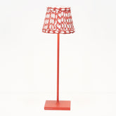 Zafferano x Fermoie Fabric Lampshades - Wicker Pattern - Red Wicker | 