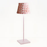 Zafferano x Fermoie Fabric Lampshades - Wicker Pattern - Red Wicker | 