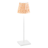 Zafferano x Fermoie Fabric Lampshades - Popple Pattern - Orange Popple | 