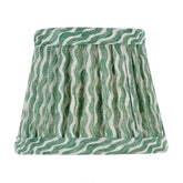 Zafferano x Fermoie Fabric Lampshades - Popple Pattern - Orange Popple | 