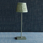 Zafferano x Fermoie Fabric Lampshades - Popple Pattern - Orange Popple | 