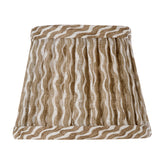 Zafferano x Fermoie Fabric Lampshades - Popple Pattern - Orange Popple | 