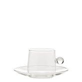 Bilia Cappuccino Cup & Saucer - Colored Glassware | 