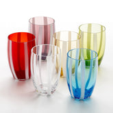 Gessato Tumbler (Assorted Set of 6) - Tableware Collection | 