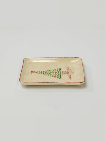 Holiday Medium Rectangular Tray (Set of 4)