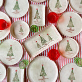 Holiday Salad Plate with Lip (Set of 4) - Tableware | 