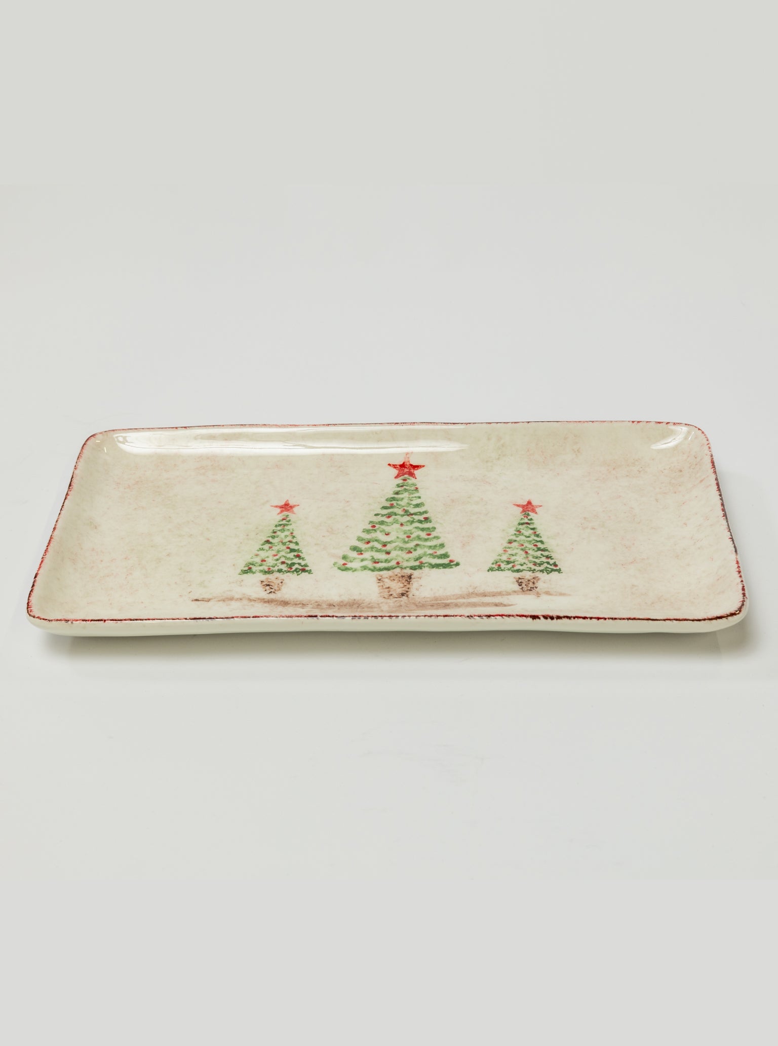 Holiday Large Rectangular Tray