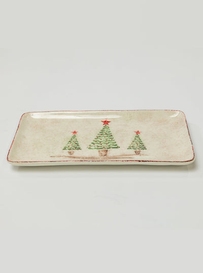 Holiday Large Rectangular Tray