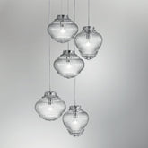 Bonnie & Clyde Pendant Light - Bonnie / Clear / 58 Inches | 