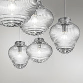 Bonnie & Clyde Pendant Light - Bonnie / Clear / 58 Inches | 