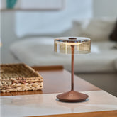 Crystal - Rust with Amber Glass | 