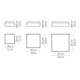 Caorle Wall / Ceiling Light - Small / 7.1 Inches / Medium based | 