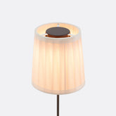 Swap Pro Pleated Ivory Lampshade - Black | 