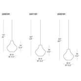 Sixties Pendant Light - Small / 62 inches | 