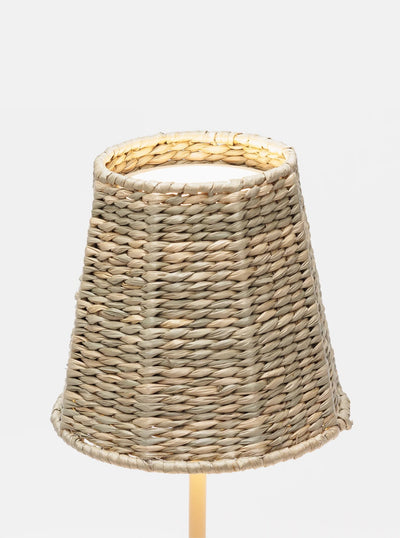 Empire Seagrass Woven Lampshade